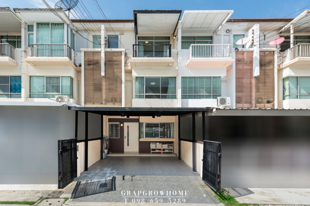 รูป ขายทาวน์โฮม 3 ชั้น โครงการบ้านใหม่ เทพารักษ์-วงแหวน | บ้านสำหรับครอบครัวที่ต้องการพื้นที่เยอะ ติดถนนเทพารักษ์ ใกล้ทางด่วน–เมกาบางนา - รูปที่ 1/25