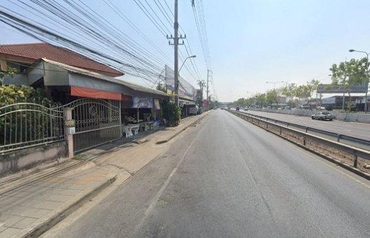 รูป ขายที่ดิน ติดถนนนครอินทร์ พระราม 5 เหมาะทำโชว์รูม ใกล้ Central Westville  - รูปที่ 2/4