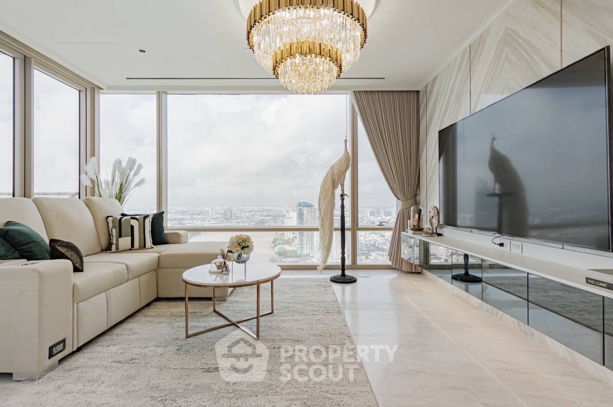 รูป คอนโด 2 ห้องนอน 117 ตร.ม. Four Seasons Private Residences Bangkok ใกล้ BTS สะพานตากสิน (ID 3184228) - รูปที่ 2/10