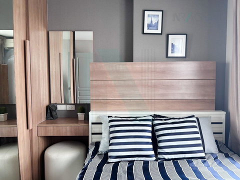 🚩 For Rent Condo RICH PARK  @ CHAOPHRAYA Building 1, Floor 9,1 bed room, Room size 28 sqm
