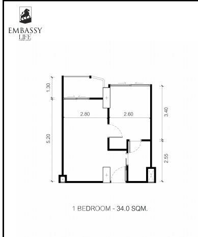 รูป ขายคอนโด 1 ห้องนอน Embassy Life พัทยา (ID 3281042) - รูปที่ 5/20