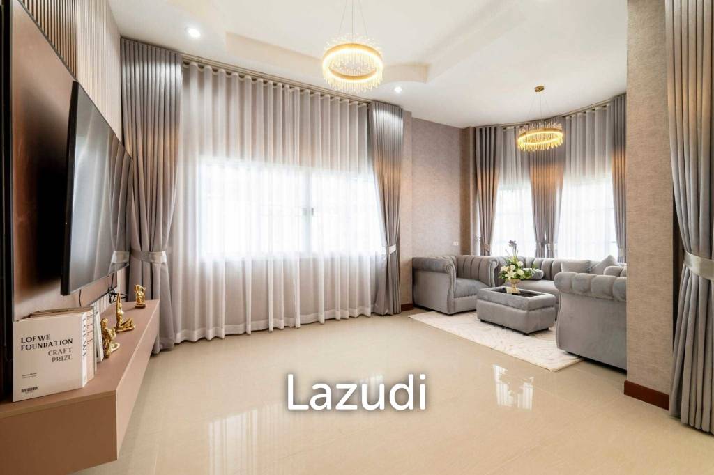 รูป บ้านเดี่ยว 3 ห้องนอน ตกแต่งอย่างหรูหรา ที่พรเทพ การ์เดน วิลล์ 6 - รูปที่ 4/35