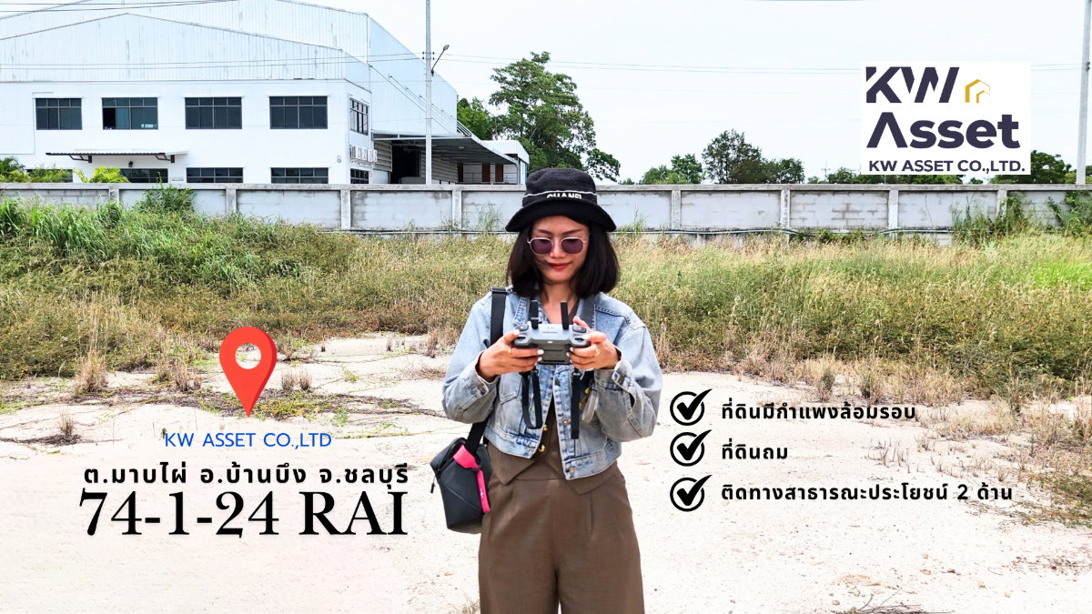 รูป ขายที่ดิน 74-1-24 ไร่ ที่ตั้ง ต.มาบไผ่ อ.บ้านบึง จ.ชลบุรี ผังสีเหลือง - รูปที่ 11/11