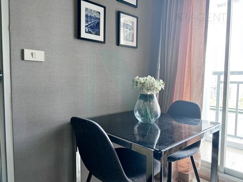 🔺 For Rent Condo RICH PARK  @ CHAOPHRAYA Building 1, Floor 9,1 bed room, Room size 28 sqm