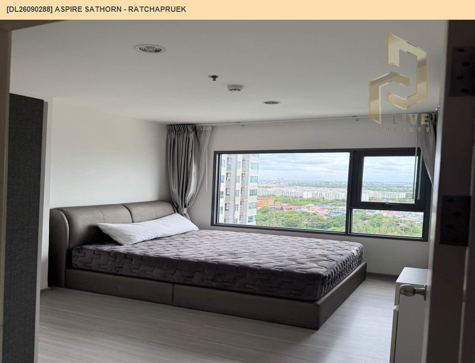 รูป DL26090288 ขายคอนโด แอสปาย สาทร - ราชพฤกษ์ (Aspire Sathorn - Ratchapruek) ใกล้ BTS บางหว้า พร้อมเข้าอยู่ โทรด่วน 0638692663 LineID @952jdxxk - รูปที่ 3/7