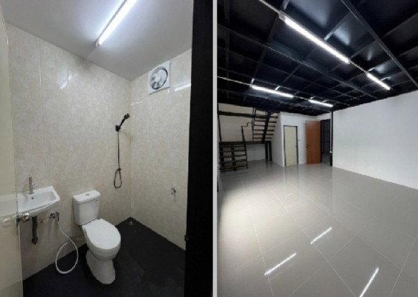 รูป ให้เช่าโกดังพร้อมสำนักงาน ซอยร่วมสุข เข้าซอยไม่ลึก ถนนไสวประชาราษฎร์ / ลำลูกกา คลอง 4 / พื้นที่ใช้สอย 330 ตารางเมตร รถสิบล้อเข้าออกได้ - รูปที่ 9/9