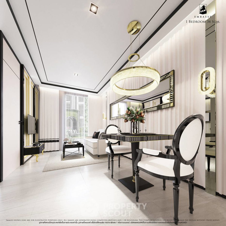รูป คอนโด 1-ห้องนอน ที่ เอ็มบาสซี่ พัทยา ใกล้ เมืองพัทยา (ID 3281044) - รูปที่ 3/10