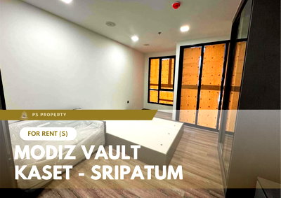 Condos for rent : For Rent 🔥 MODIZ VAULT Kaset - Sripatum 🔥 Fully furnished and equipped with appliances; right next to Kasetsart University.