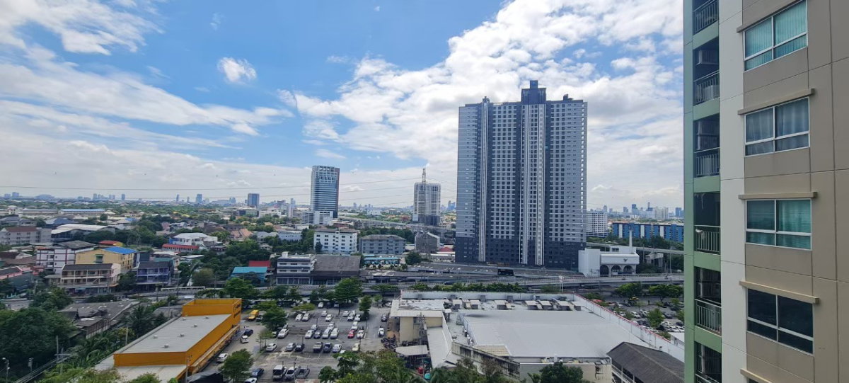 รูป ให้เช่าห้องแต่งพร้อม เฟอร์ครบ ห้องใหญ่ วิวดี ราคาถูก ใกล้ ARL และ MRT สถานีหัวหมาก - รูปที่ 11/13