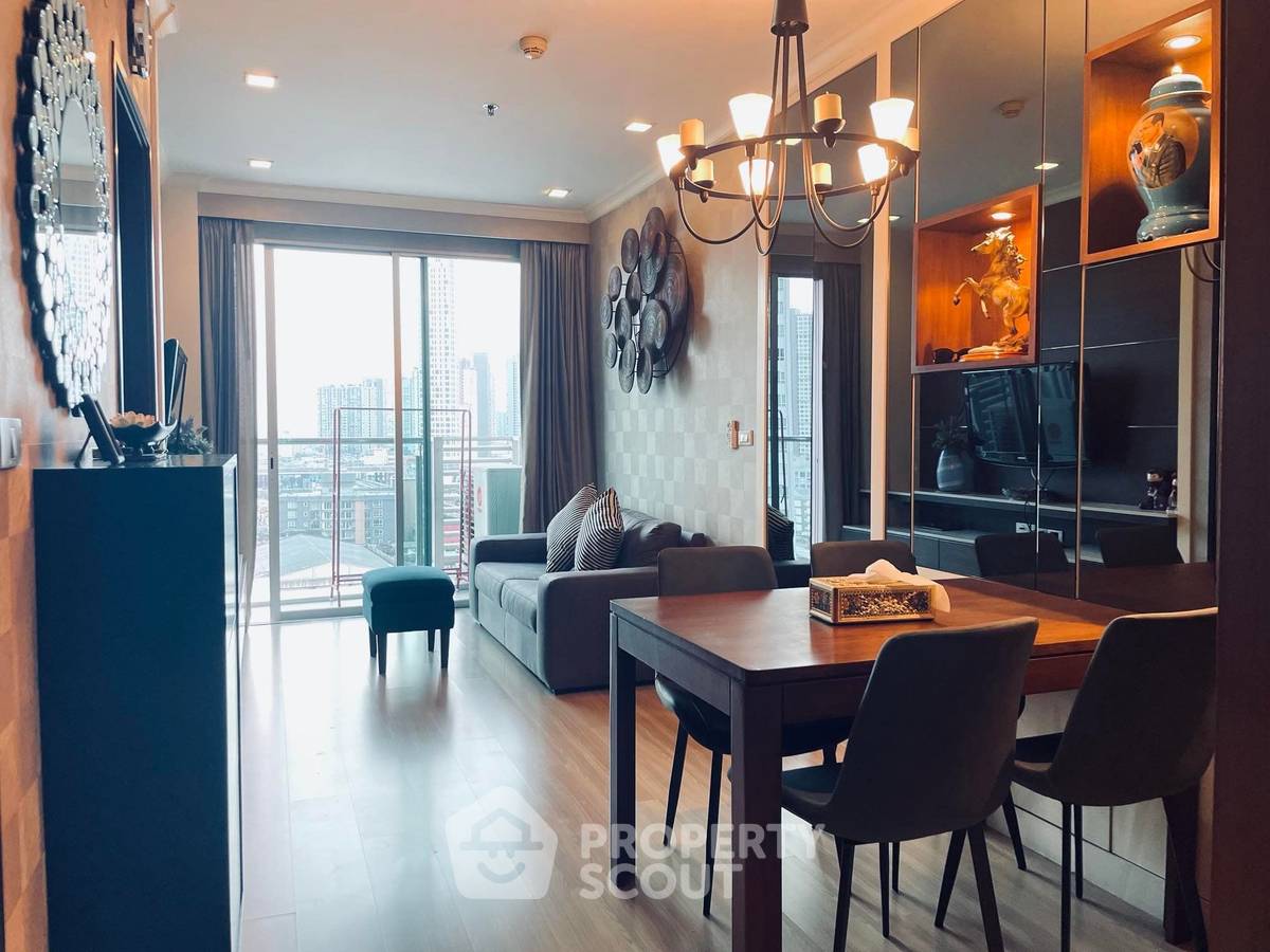 รูป คอนโด 2 ห้องนอน ชั้น 15 Sky Walk Residences เดิน 200 เมตรถึง BTS พระโขนง (ID 1136421) - รูปที่ 2/10