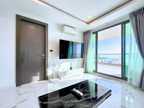 🌊Ocean View 💰Rent: 45,000 THB/month✨ Arcadia Millennium Tower ✨ 2Bedroom • 84 sqm • 35th Floor