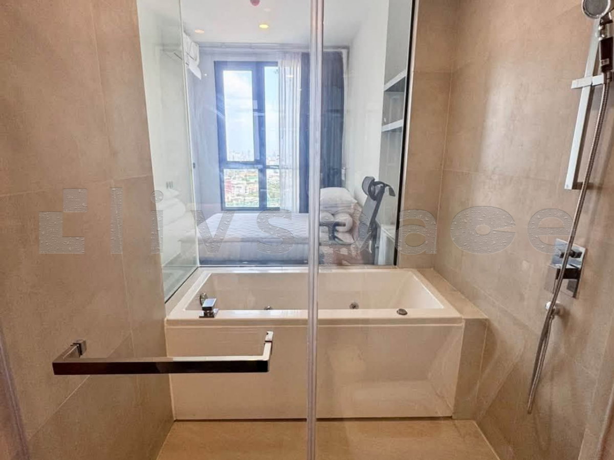 รูป ▚ L06CMUツ ให้เช่า: Park Origin Thonglor 1 Bed 34ตร.ม. ถูกที่สุดในตลาด! ชั้นสูง มีอ่างอาบน้ำ แต่งครบ พร้อมอยู่✨ - รูปที่ 5/6