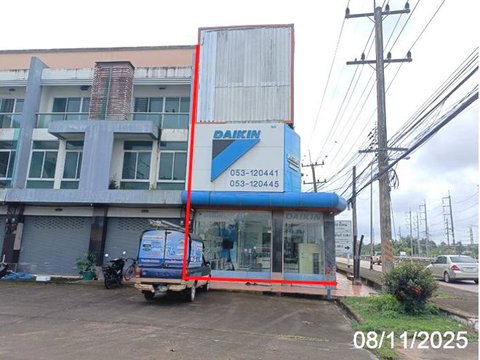 อาคารพาณิชย์ 30 ตร.วา บิสพอยท์ 7 แม่ริม เชียงใหม่ 4.4M