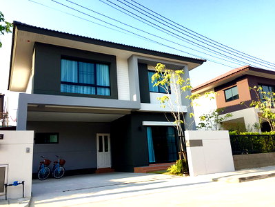 เช่าบ้านเดี่ยว รพ.เทพปัญญา : 🏡✨ ให้เช่าบ้านเดี่ยว 2 ชั้น บ้านหรูในโครงการ ทำเลดี ใกล้รวมโชค ✨🏡  #A3-H0086
