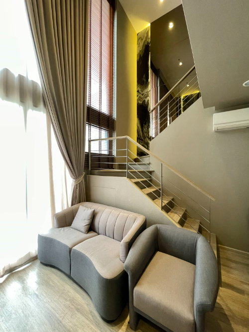 picture ✨Ideo Mobi Asoke ✨Duplex‼️Only 25K💸 MRT Phetchaburi 📍2 Free Parking Spaces - 2/9