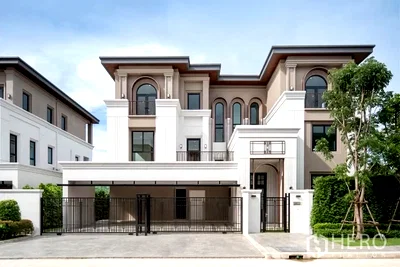 Houses for rent Bangkok : For Rent or Sale 5 Bedroom Detached House in CINQ ROYAL Krungthep Kreetha in Sapan Sung, Saphan Sung, Bangkok