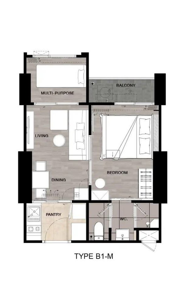 รูป คอนโด 2-ห้องนอน ที่ นิช โมโน เมกะ สเปซ บางนา ใน บางแก้ว (ID 3291822) - รูปที่ 9/24