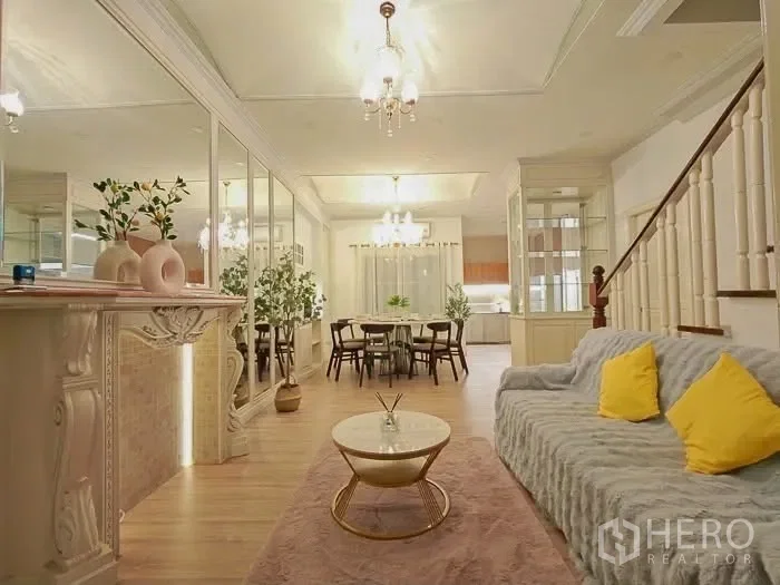 รูป ให้เช่า ทาวน์เฮาส์ 3 ห้องนอน Baan Klang Krung Grande Vienna Rama 3 (บ้านกลางกรุง แกรนด์ เวียนนา พระราม 3) บางโพงพาง ยานนาวา กรุงเทพมหานคร BTS โรงพยาบาลเซนต์หลุยส์ - รูปที่ 6/25