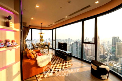 Condos for rent : 40th-Floor 3-BR At Ashton Asoke Near MRT Sukhumvit (ID 3189823)
