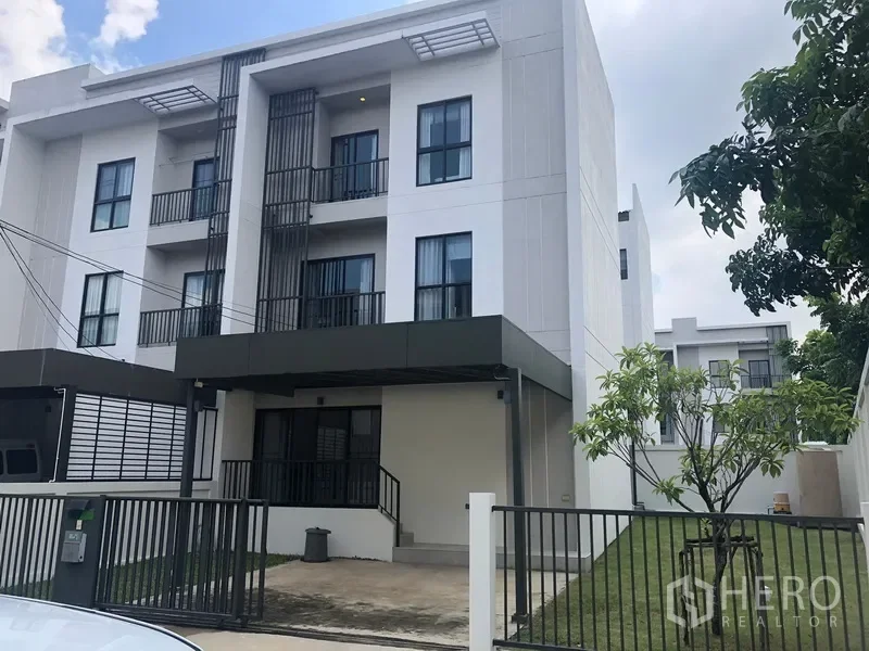 รูป ให้เช่า ทาวน์เฮาส์ 3 ห้องนอน Villa Albero (วิลล่า อัลเบโร) ทับช้าง สะพานสูง กรุงเทพมหานคร - รูปที่ 1/9