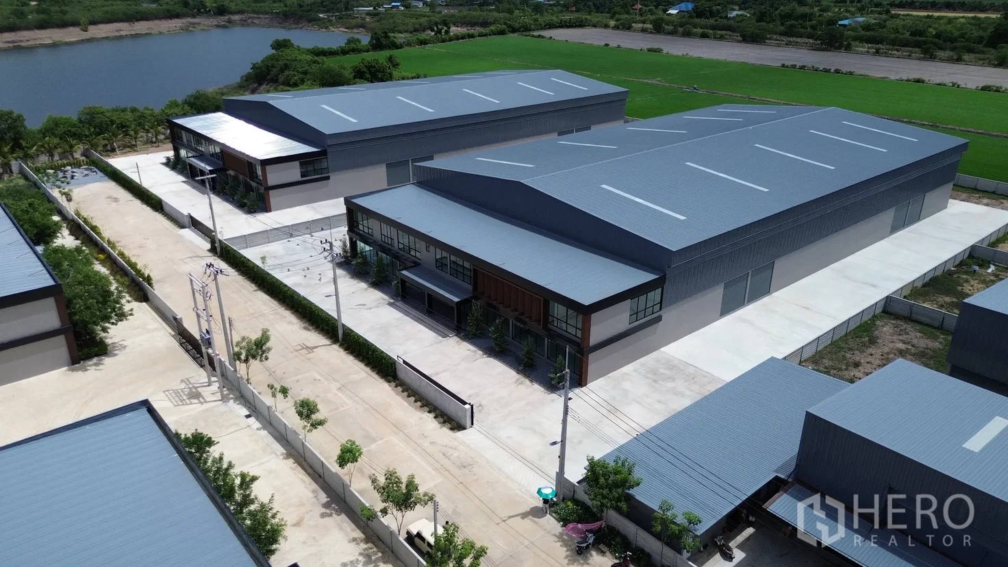 รูป ให้เช่าหรือขาย โรงงาน 3600 ตรม นราภิรมย์ บางเลน นครปฐม - รูปที่ 2/2