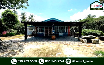 บ้านเดี่ยว สุพรรณบุรี : บ้านเดี่ยว ที่ดิน 1 ไร่ 3 งาน คลองชะโด สามชุก สุพรรณบุรี วิวสวย ราคาถูกมาก