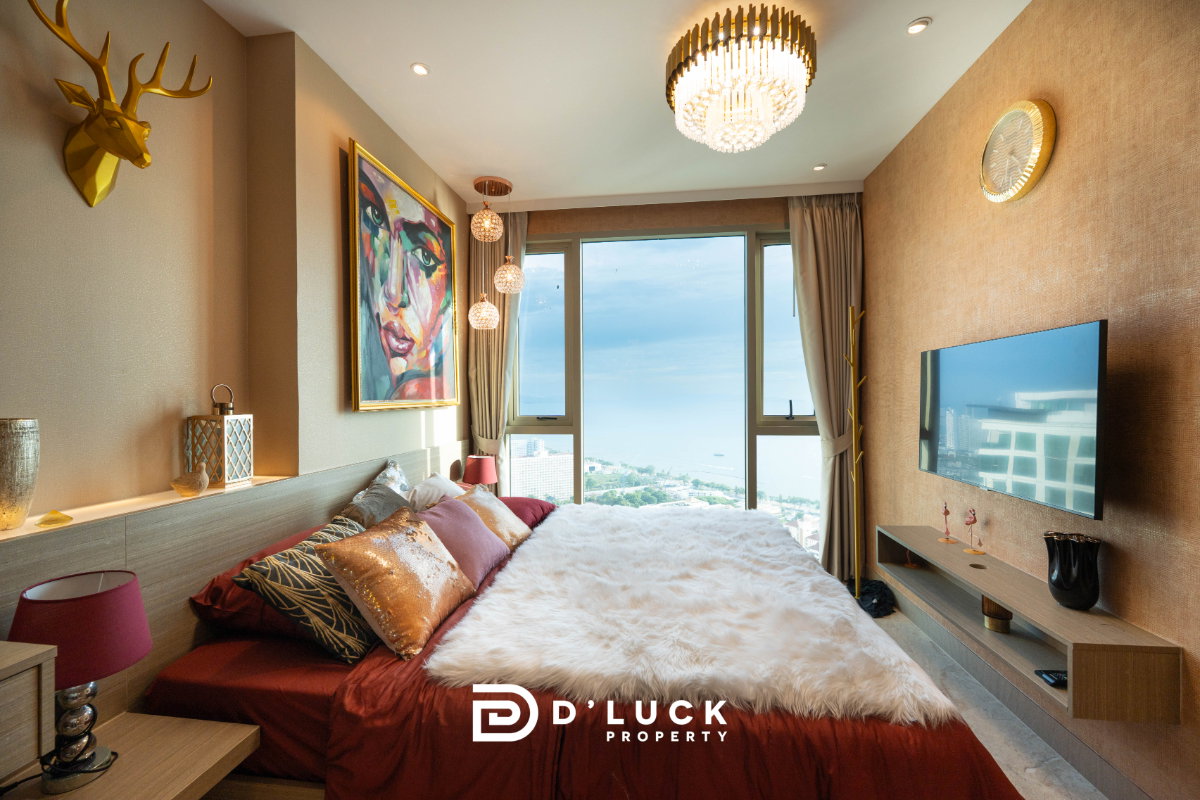 รูป ให้เช่าคอนโดหรูพัทยา The Riviera Ocean Drive 2 ห้องนอน ชั้นสูงวิวทะเล - รูปที่ 6/32