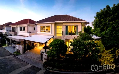 Houses for rent Bangkok : For Rent or Sale 3 Bedroom Detached House in Bangkok Boulevard Rama 9 in Thap Chang, Saphan Sung, Bangkok