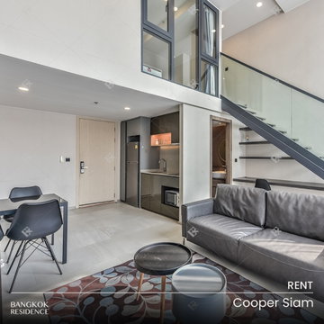 💖💖 Rental Condo 💎 Cooper Siam, 1BR Loft, 51 sq.m. 30K ✨ Beautiful Loft Unit, Good Pricet, Near BTS National Stadium 