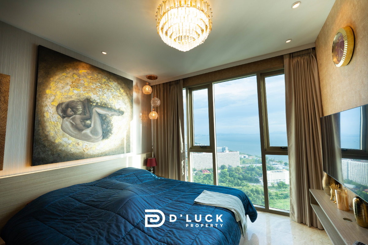 รูป ให้เช่าคอนโดหรูพัทยา The Riviera Ocean Drive 2 ห้องนอน ชั้นสูงวิวทะเล - รูปที่ 4/32