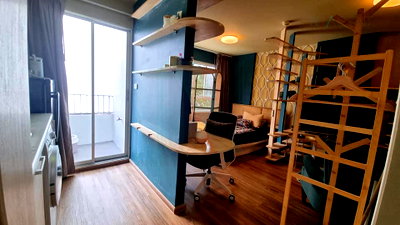 คอนโดให้เช่า : 🚩Best room!🚩 ให้เช่าคอนโด เอลลิโอ เดล เรย์ อาคาร H ชั้น 2 สตูดิโอ ขนาด 26.00 ตรม ใกล้ โรงเรียนพูนสิน