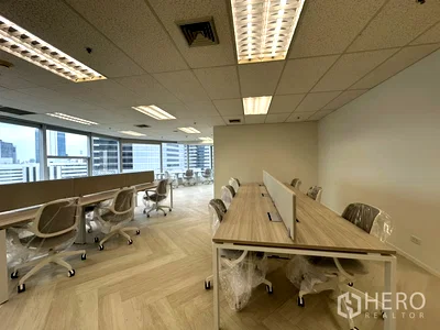 Office for rent Sathon : For rent Office Space 120 sq.m. in Yan Nawa, Sathon, Bangkok BTS Chong Nonsi
