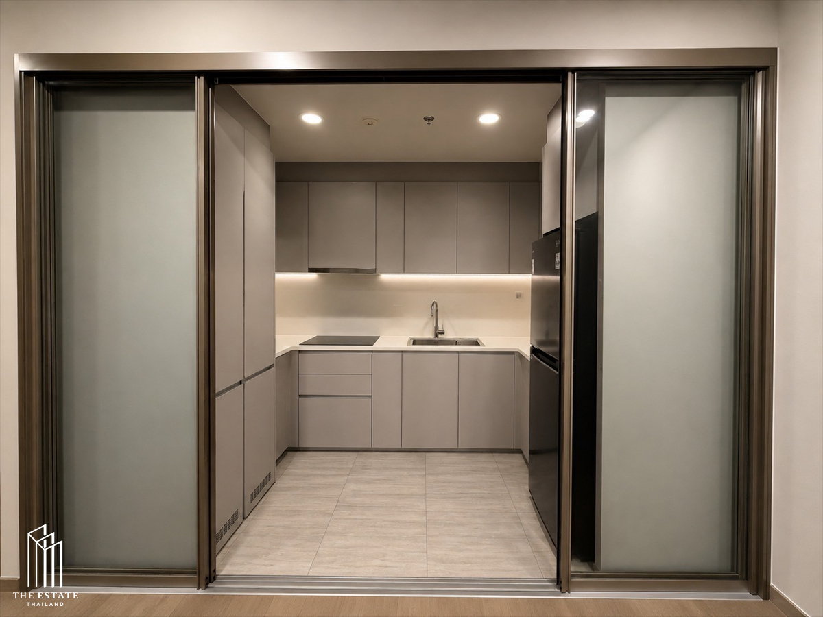 รูป For Sale Whizdom The Forestias (Destinia) ห้องมุม ขนาดใหญ่ที่สุดในชั้น ได้วิว 2 ทิศ ทิศใต้ได้วิวสวนป่า 30 ไร่ และทิศตะวันออก - รูปที่ 4/13
