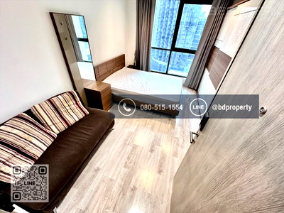 คอนโดให้เช่า : Bestdeal ให้เช่า Studio 22ตรม.ราคา 13,000/เดือนเท่านั้น เฟอร์นิเจอร์และเครื่องใช้ไฟฟ้าครบ “IDEO MOBI RAMA 9” ใกล้MRT และ เซ็นทรัลพระราม 9 เพียง 80 ม.