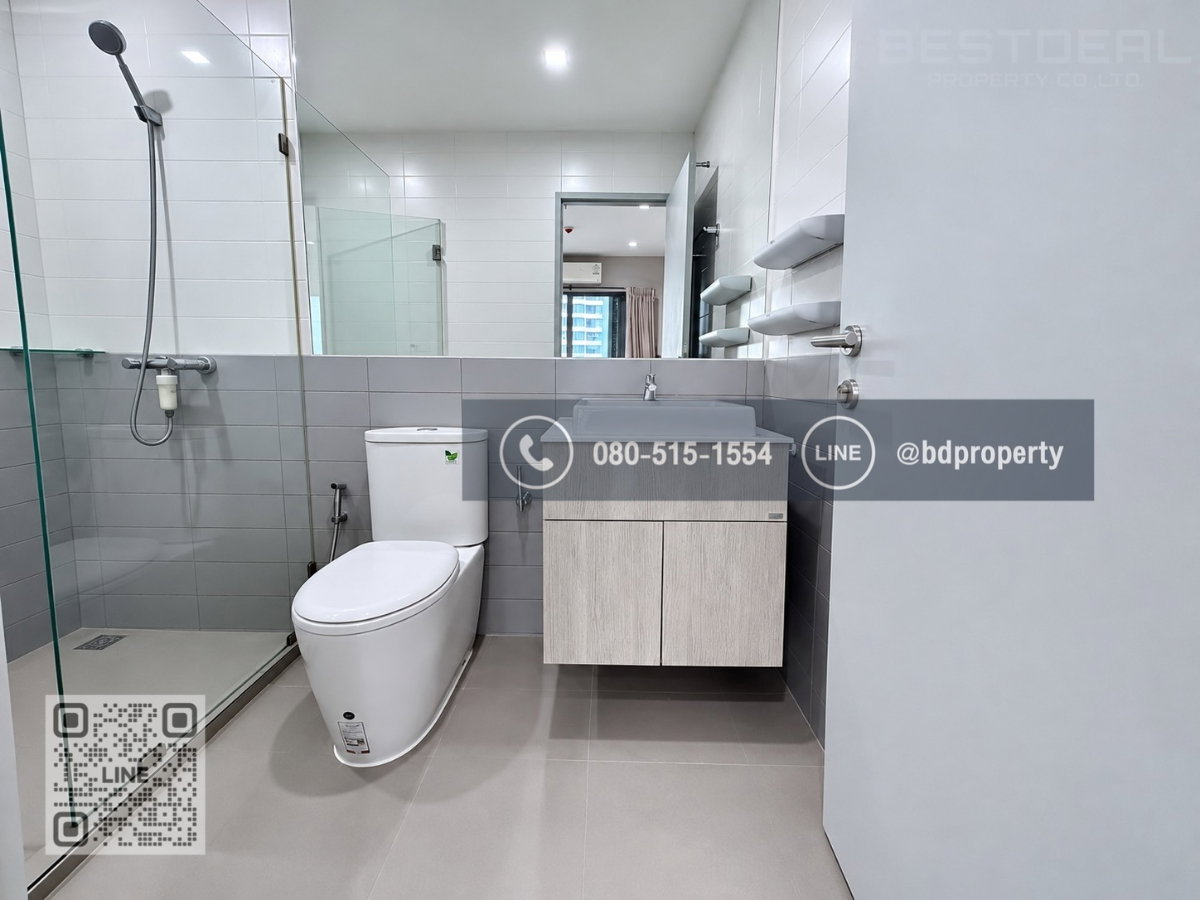 รูป Bestdeal ให้เช่า 2 Bedroom ห้องสวย Fully Furnished พร้อมเข้าอยู่ ราคา 25,000 เดือนเท่านั้น ใกล้MRT และ เซ็นทรัลพระราม 9 เพียง 80 ม. - รูปที่ 17/19