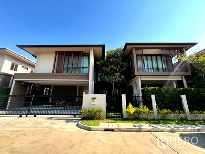 Houses for rent National Institute of Development Administration (NIDA) : For Rent or Sale 4 Bedroom Detached House in Burasiri Krungthep Kreetha in Hua Mak, Bang Kapi, Bangkok