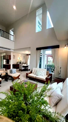 Houses for rent Bangkok : For rent 3 Bedroom Detached House in Anaville Suvarnabhumi in Lam Pla Thio, Lat Krabang, Bangkok