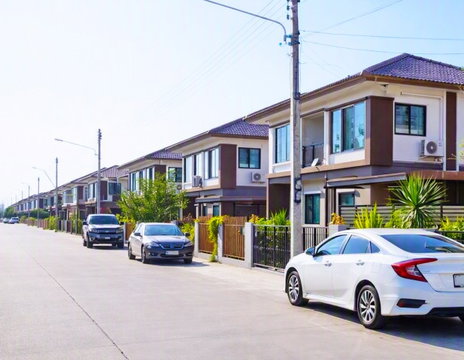 Outer Ring Road Rangsit Khlong4 Market Village Rangsit 2.02 km. Semi-detached 2-story house for rent