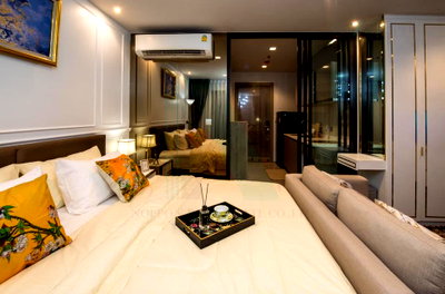 Condos for rent Big C Extra Rama 4 : For Rent Condo LIFE ASOKE - RAMA 9 Building A, Floor 10,Studio, Room size 27.00 sqm