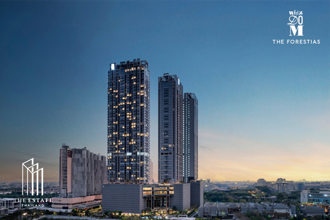 รูป For Sale Whizdom The Forestias (Destinia) ห้องมุม ขนาดใหญ่ที่สุดในชั้น ได้วิว 2 ทิศ ทิศใต้ได้วิวสวนป่า 30 ไร่ และทิศตะวันออก - รูปที่ 13/13