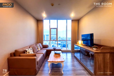 Condos for sale : The Room Sathorn - Pun Road , 2 Bed 2 Bath , 78 sq.m. , Fl.24th , Corner room