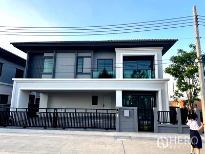 เช่าบ้านเดี่ยว บ.บรอนสัน แอนด์ จาคอบส์ อินเตอร์เนชั่นแนล : ให้เช่า บ้านเดี่ยว 4 ห้องนอน Britania Bangna-Srivaree หนองปรือ บางพลี สมุทรปราการ