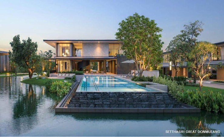 รูป 🏡 เศรษฐสิริ เกรท ดอนเมือง บ้านใกล้รถไฟฟ้า ตรงข้ามสนามบิน สนใจติดต่อ 093-616-4456 (Sansiri inhouse sales) - รูปที่ 4/17