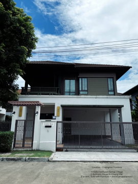 POS เศรษฐสิริ สันทราย (โซนรวมโชค) บ้านเดี่ยว พื้นที่กว้าง บรรยากาศร่มรื่น พร้อมเข้าอยู่ (โทร/ไลน์ 088-5986998)