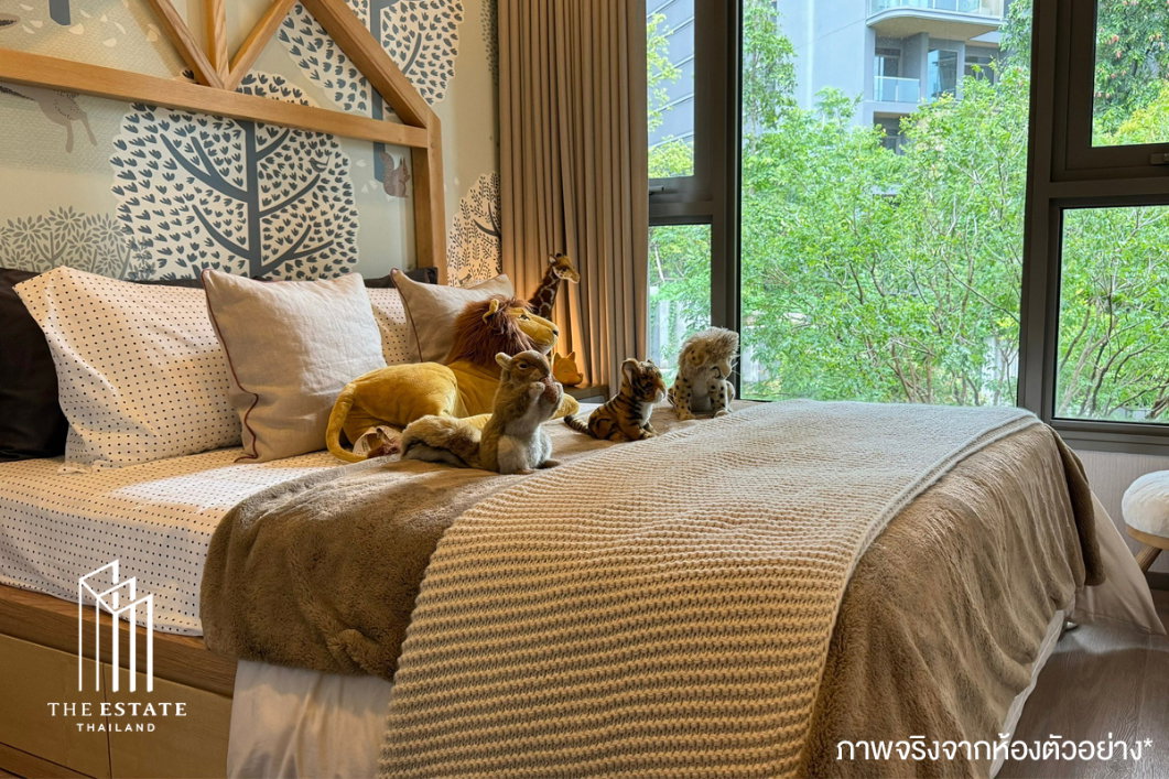 รูป For Sale Whizdom The Forestias (Destinia) ห้องมุม ขนาดใหญ่ที่สุดในชั้น ได้วิว 2 ทิศ ทิศใต้ได้วิวสวนป่า 30 ไร่ และทิศตะวันออก - รูปที่ 9/13