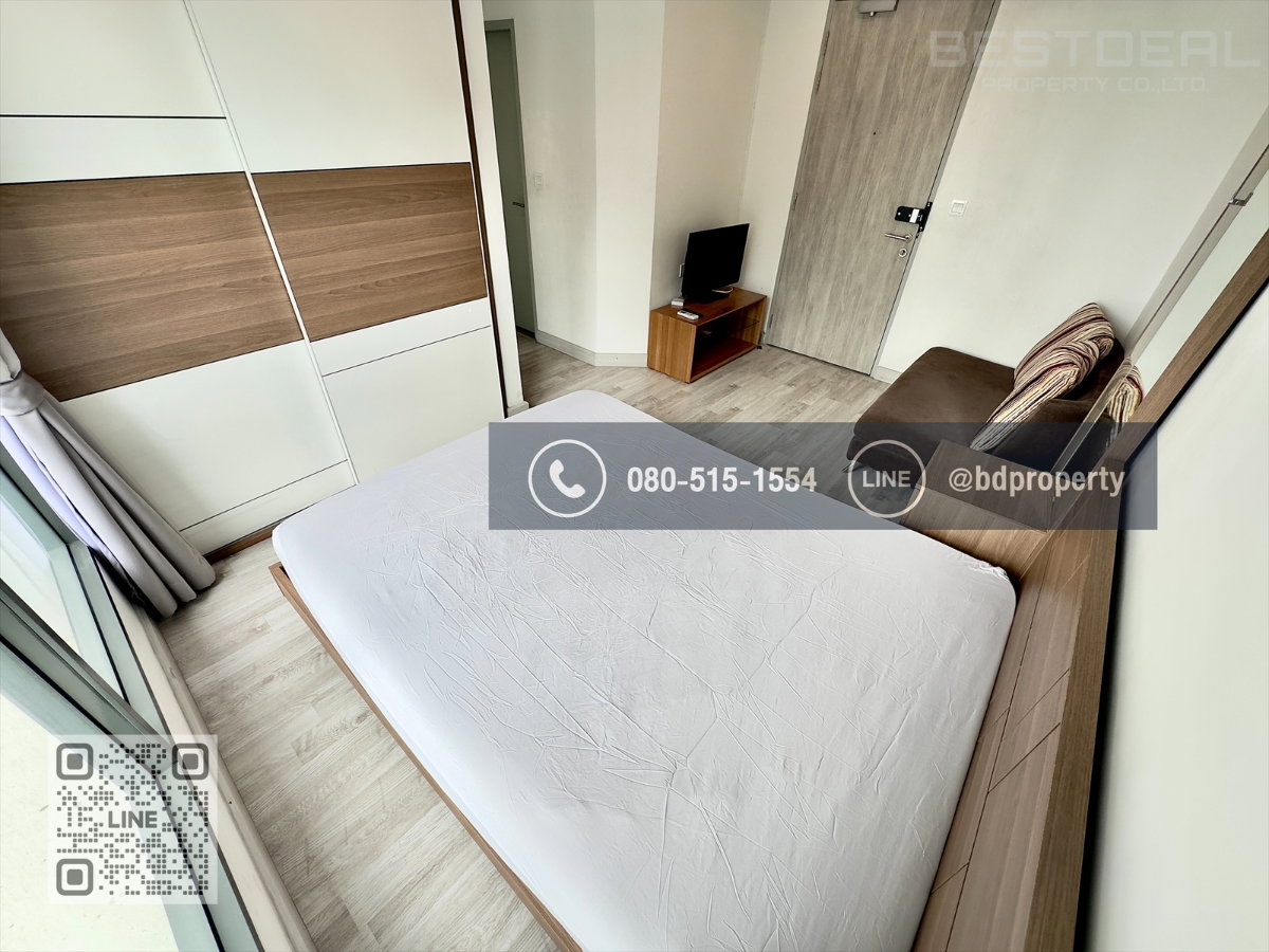 รูป Bestdeal ให้เช่า Studio 22ตรม.ราคา 13,000/เดือนเท่านั้น เฟอร์นิเจอร์และเครื่องใช้ไฟฟ้าครบ “IDEO MOBI RAMA 9” ใกล้MRT และ เซ็นทรัลพระราม 9 เพียง 80 ม. - รูปที่ 7/11