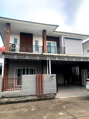 บ้านเดี่ยว กาดฝรั่ง วิลเลจ  : POS บ้านแสนสราญ โครงการ 2 (Modchic) บ้านเดี่ยวในโครงการ ใกล้อุทยานหลวงราชพฤกษ์ และไนท์ซาฟารี (โทร/ไลน์ 088-5986998)