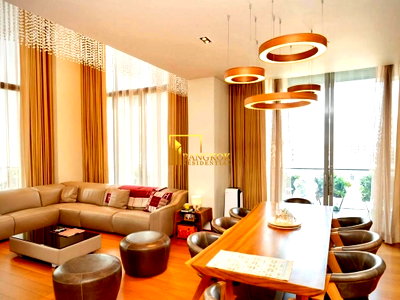 ขายคอนโด : The Sukhothai Residences | Luxurious 4 Bedroom Duplex Condo - BR62059CD