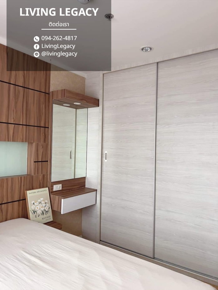 รูป SIE6PH เช่าด่วน คอนโด Lumpini Place Srinakarin - Huamark Station 33 ตร.ม. | ชั้น 12 | 1 นอน 1 น้ำ พร้อมอยู่ 14,000 บาท/เดือน LINE: @livinglegacy - รูปที่ 6/9
