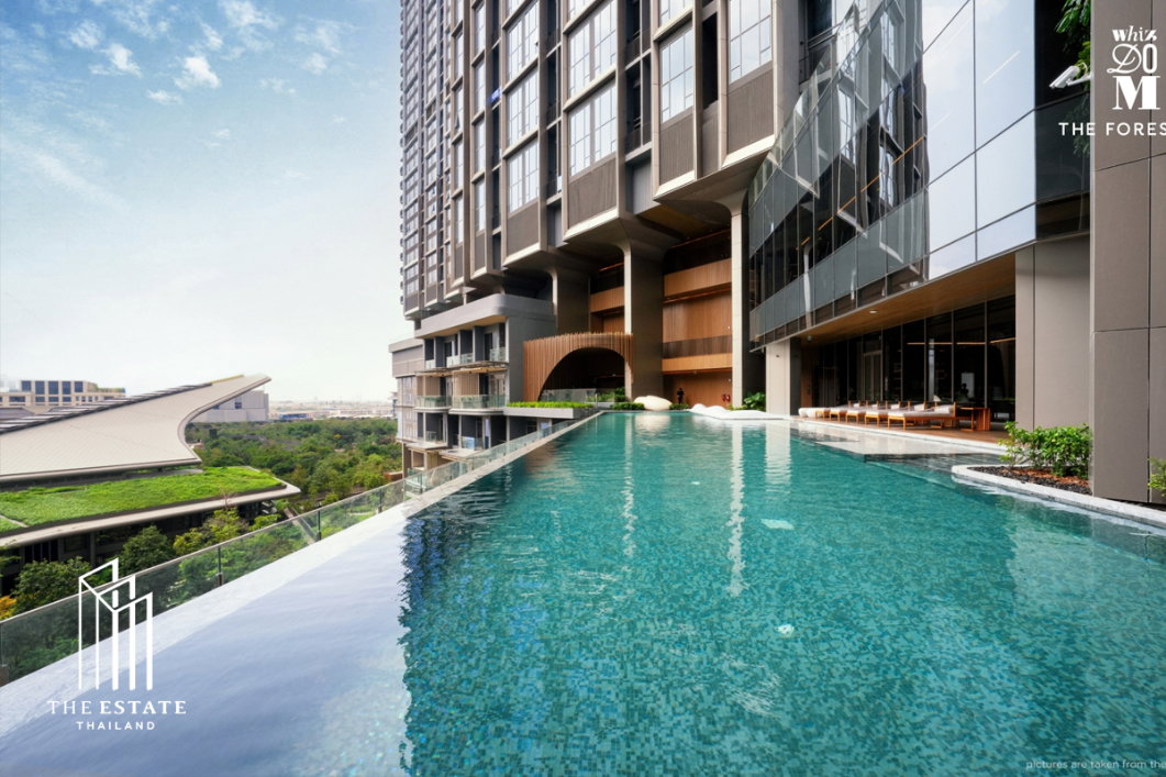 รูป For Sale Whizdom The Forestias (Destinia) ห้องมุม ขนาดใหญ่ที่สุดในชั้น ได้วิว 2 ทิศ ทิศใต้ได้วิวสวนป่า 30 ไร่ และทิศตะวันออก - รูปที่ 12/13